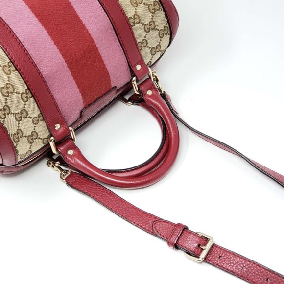 Gucci Canvas Vintage Small Boston Satchel Bag - Picture 6 of 16